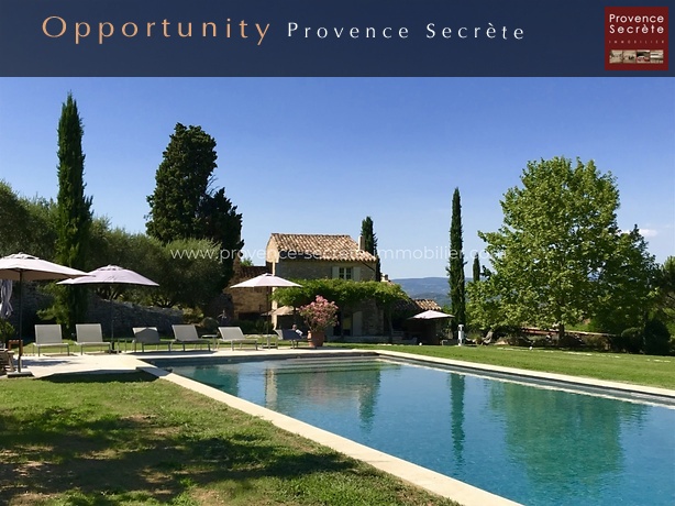 Farmhouse for rent for 10 guest with swimming pool and view on Luberon 
